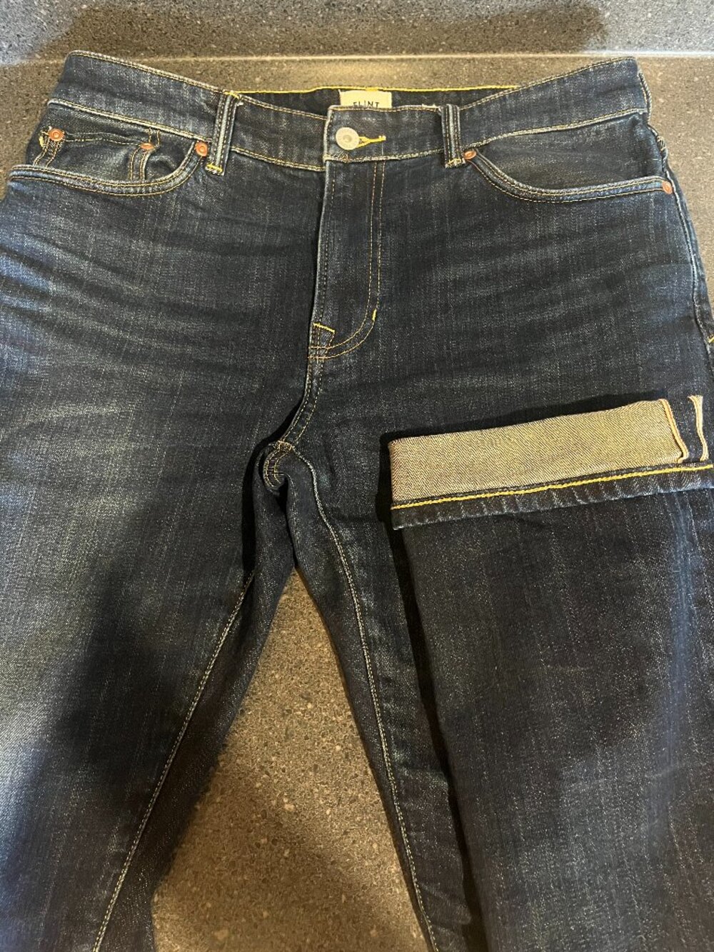 Stretch Selvedge Denim - HB Straight by Flint and Tinder
